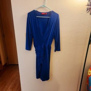 SZ XL NEW YORK & COMPANY COBALT BLUE DRESS